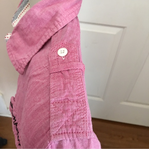 Ed Hardy Button Up SURF HARDY Mens Shirt***BLING & POP OF COLOR*** - Picture 11 of 13